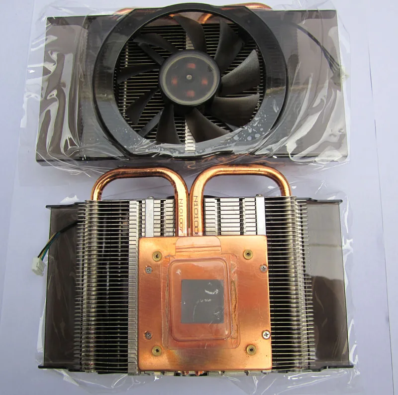 

43 * 43 new 43 mm hole is apart from the bottom of the copper heat pipe 2 graphics radiator 4 p dual ball temperaturecontrol fan