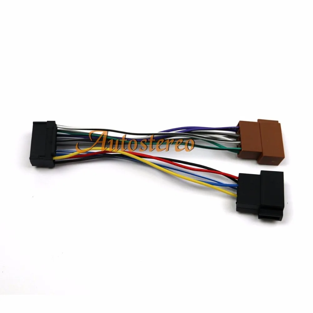Adaptateur autoradio 16 Broches vers 16 Broches DIN ISO Femelle pour Sony