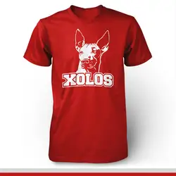 Xolos Тихуана Мексика футболка Camiseta Futbol футбол Xoloitzcuintles подростков натуральный хлопок печатных топы, футболки бренда Стиль