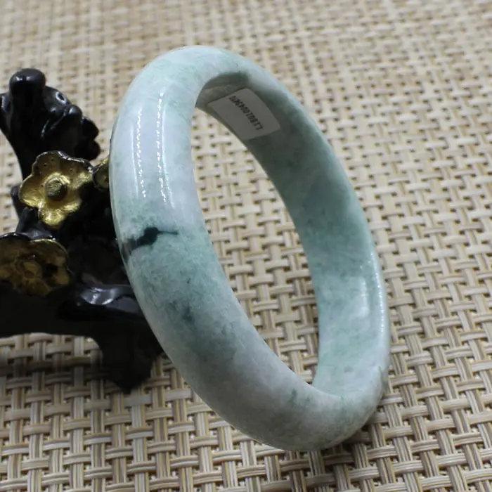 

3470 Certified Grade "A" Natural Green Jadeite Jade Gems Bracelet Bangle 62mm 10.20 40