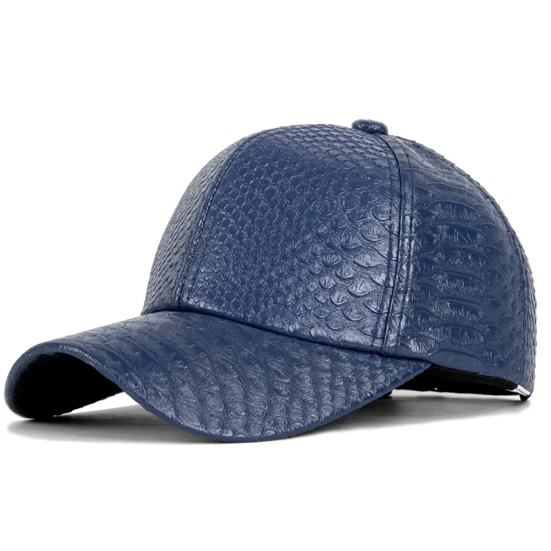 

2019 NEW Trend Fashion Summer Mesh High Qualit Crocodile Texture Baseball Caps Trucker Caps Cotton PU Men Women Hat