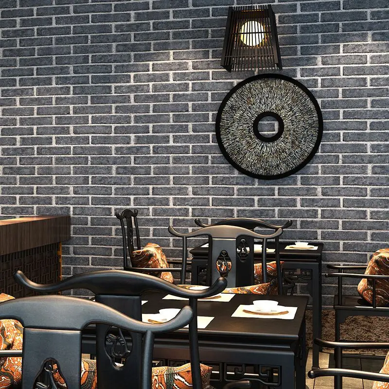 Modern Brick Pattern Vinyl Wallpaper