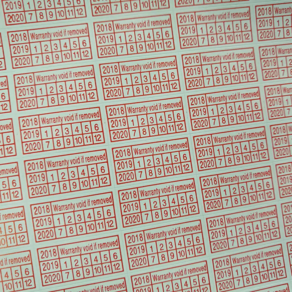 Wholesale 5500pcs Warranty Void If Removed Sticker Security Seal