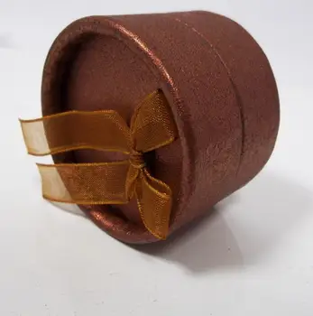 

5*3.5cm multi-color round ribbon ring box jewelry gift box earring box jewellery boxes and packaging free shipping