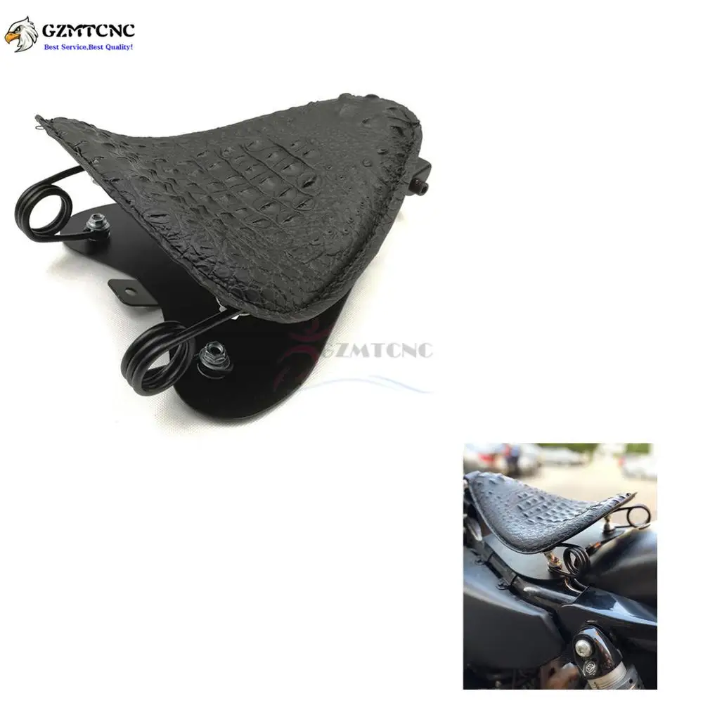 Motorcycle Crocodile Solo Seat Baseplate Bracket Support Driver Mounting Kit For Harley Sportster 48 72 XL 883 1200 04-06 10-17 |