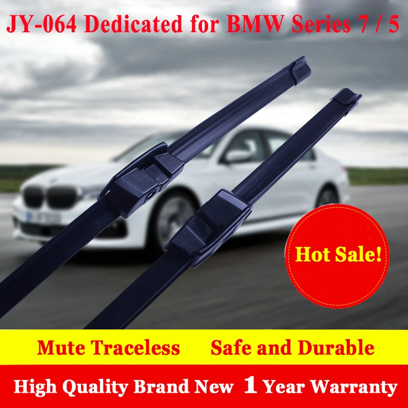 2X Car Universal Glass Windshield Wiper Blades Refill Arm Puller Rubber Replacement for BMW X1