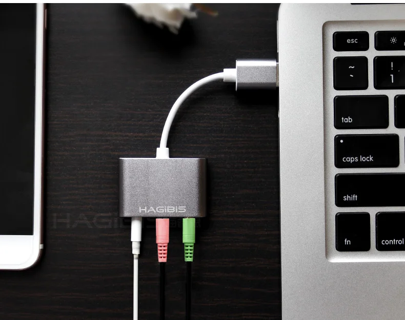 External Sound Card 3 Ports HAGIBIS