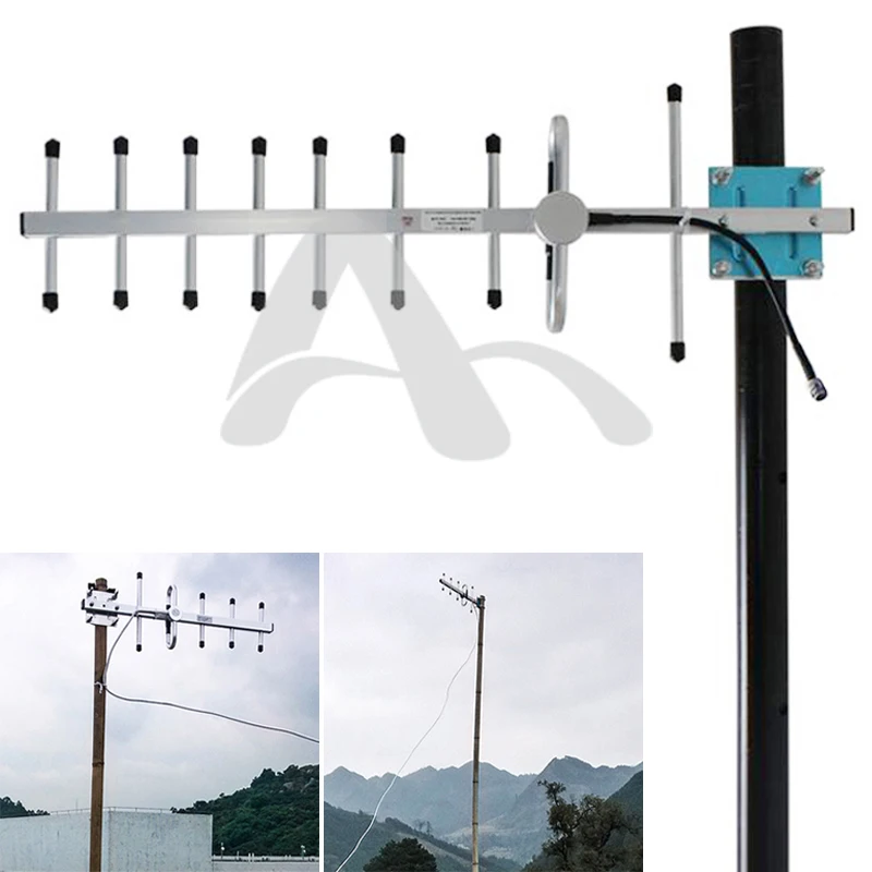 Уличная Антенна yagi 13dBi GSM 824 ~ 960 МГц с кабелем 5 м и штекером N для усилителя CDMA800MHz