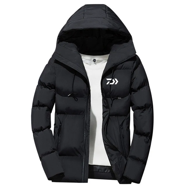 

DAIWA Dawa New warm fishing clothes hooded down jacket Outdoor sports Windproof and cold sea fishing coat Custom Fishing Shirts