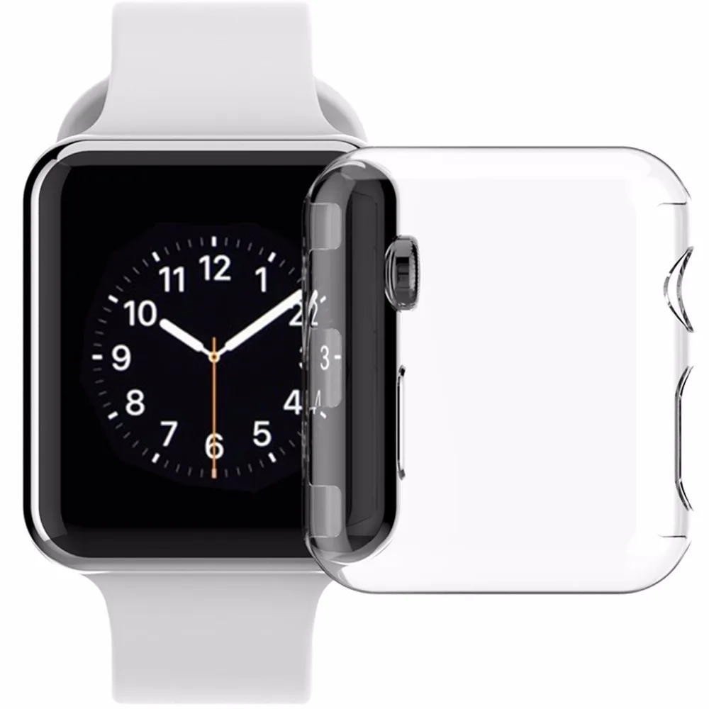 for Apple watch case Iwatch tpu screen protector all around protective
