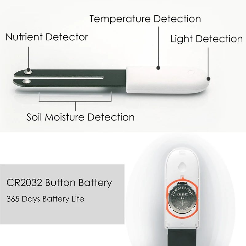 Цифровой прибор для измерения уровня воды Xiaomi Mi Flora цифровой в растениях траве