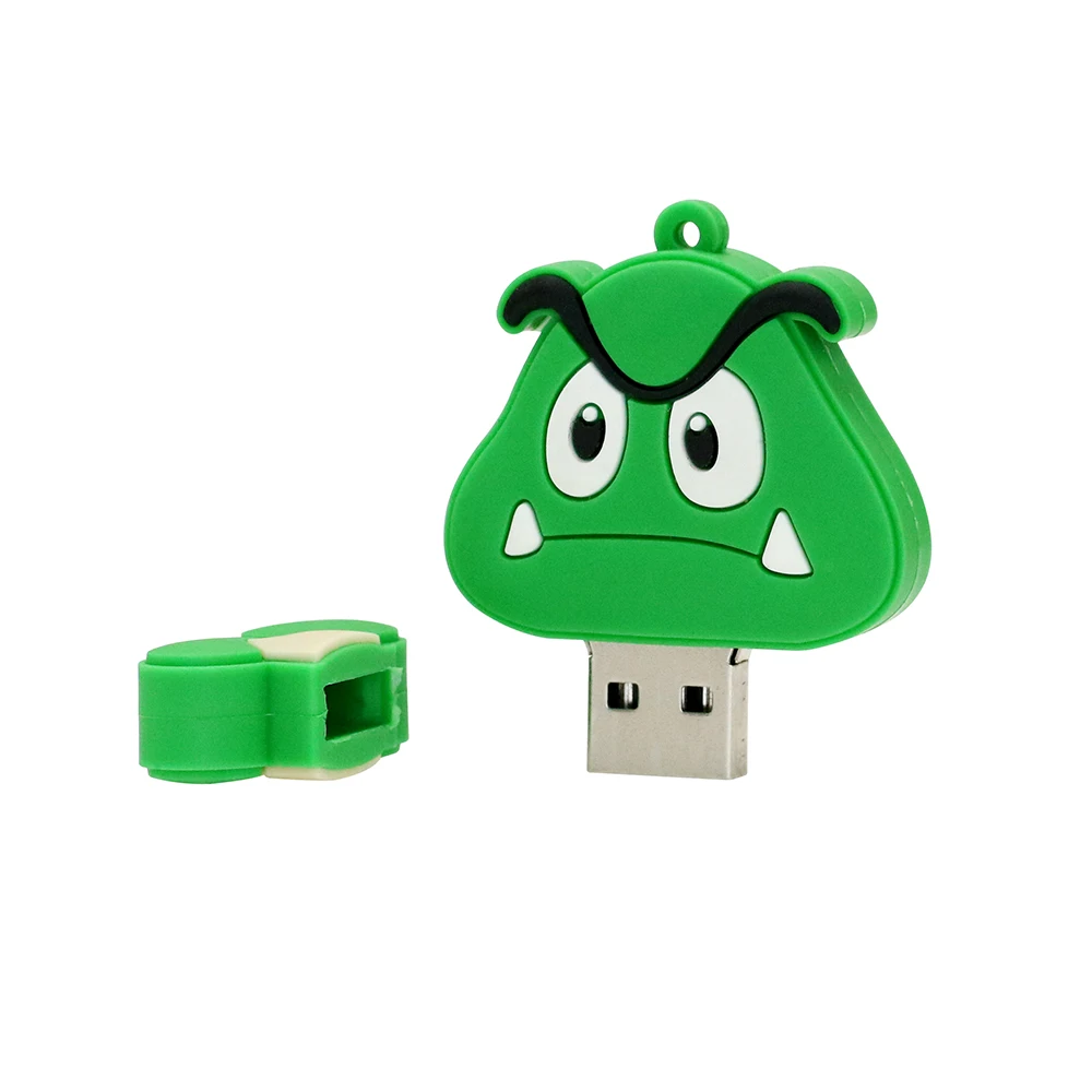 Cle Usb флеш-накопитель 32 ГБ Супер Марио мультфильм Bowser Флешка 128 Гб 64 Гб Забавный Usb флеш-накопитель 16 Гб карта памяти диск 8 ГБ 4 ГБ ручка-накопитель