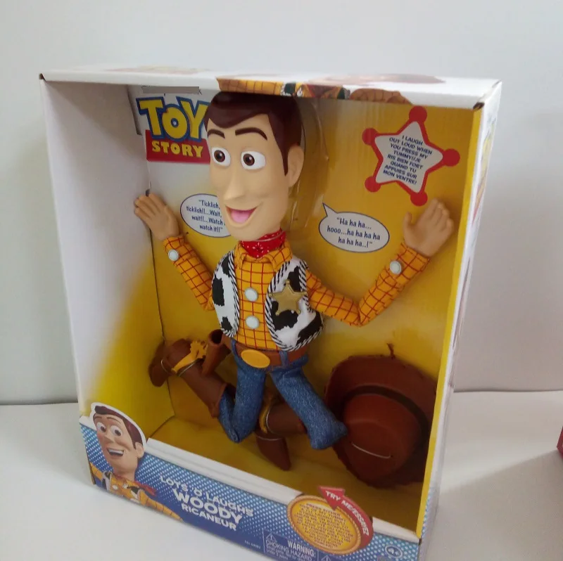 Оригинальная история игрушек Pixar 4 лота смех Вуди говорящий/Поющий Jessie ПВХ