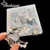 1pcs UV Resin Jewelry Liquid Silicone Mold Big Unicorn Horse Resin Molds For DIY Charms Making For DIY Charms Making Jewelry ► Photo 1/3