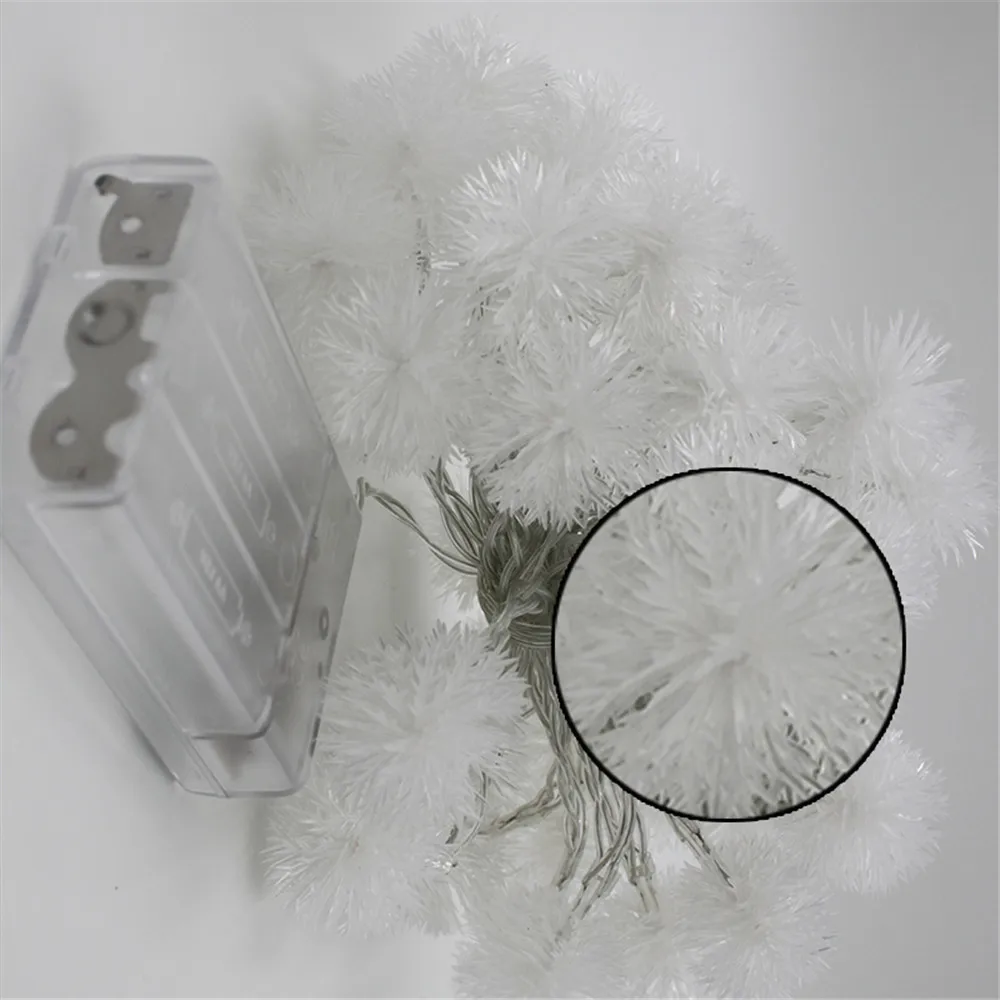 Christmas Party and events holiday decoration snowball led string lights (11)