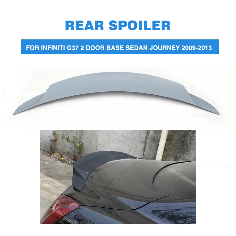 

Rear Spoiler Trunk Boot Lip Wing for Infiniti G37 2 Door Base Coupe Journey 2009 - 2013 FRP / Carbon Fiber