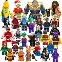 

Alatoys Grinch Spiderman Batman Ninja Figures Star Wars Superhero Harry Potter Voldemort Thanos Mini Building Toy Blocks