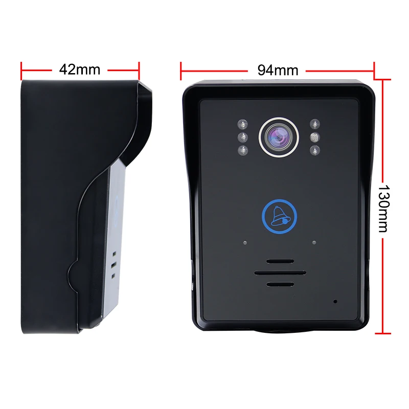 Saful Wifi видеодомофон система ночного видения Обнаружение движения видео дверной телефон Поддержка Android и ios приложение для домашнего звонка