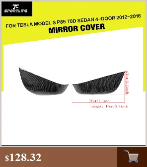 Углеродное волокно передний бампер губы сплиттеры для Tesla модель S Седан 4 двери 2012- бампер Защита