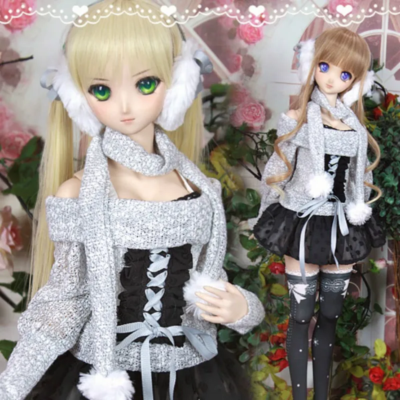 Estartek под заказ 1/3 белый Хацунэ Мику костюм для BJD SD DD кукла Фигурка DIY