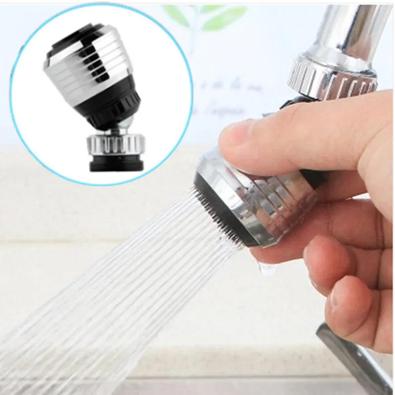 Universal Plastic Faucet Nozzle 360 Rotary Water saving ABS Water