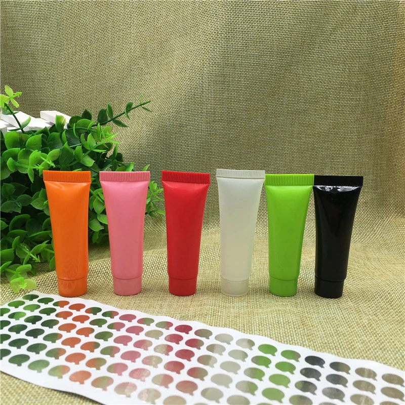 10ml Frosted Transparent Plastic Tube Originales Refillable Eye Gel