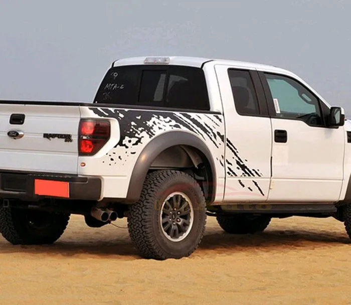 Авто тело хвост багажник сторона графика винил St наклейки SVT Стикеры для Ford F150 Raptor 2009