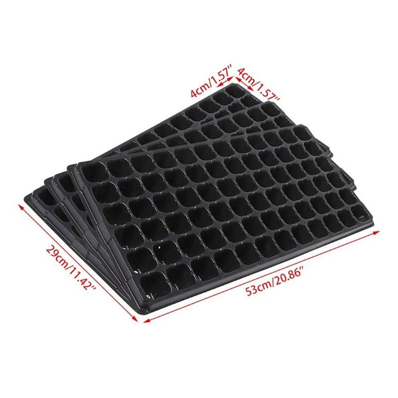 

Nursery Grow Box Seedling Starter Tray Extra Strength Seed Germination Plant Flower Pots Propagation 72/105/128 CellS