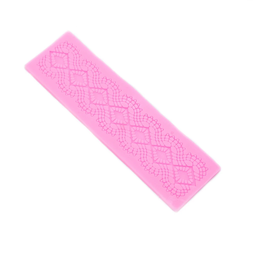 

Border Decoration Lace Mold Flower Shape Lace Mat Fondant Cake Decorating Tools Silicone Sugar Lace Pad Baking Tools