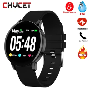 

2019 Women Smart Watch Men Waterproof Heart Rate Blood Pressure Monitoring Smart Watches Fitness Tracker Sport for Android IOS