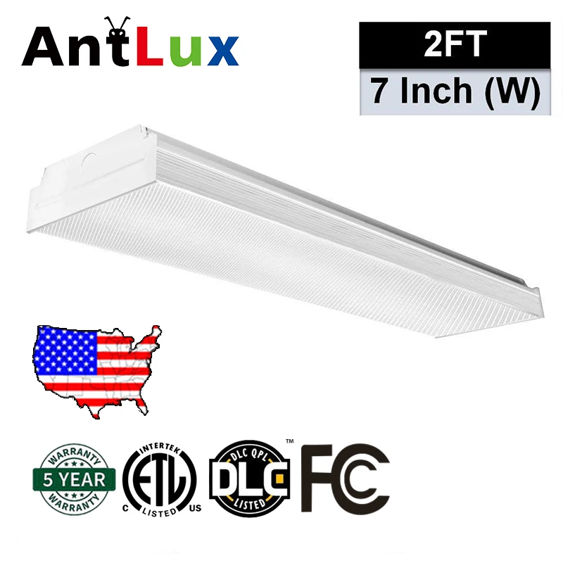 LED Ceiling Light Garage Lights LED Tube Lights 20W 2FT LED Wraparound Flush mount Fixture