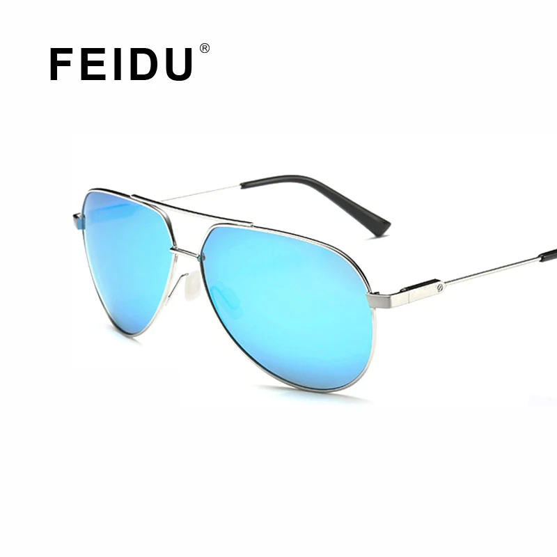 FEIDU High Quality Polarized Sunglasses Men Brand Alloy Frame Sun