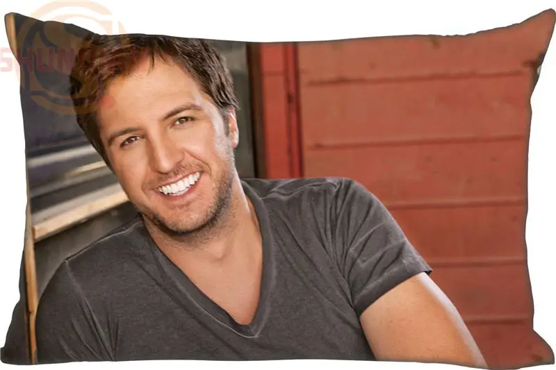 Luke Bryan Rectangle Pillowcases Hot Sale Best Nice Pillow Cover Home Textiles Decorative Pillowcase Custom | Дом и сад