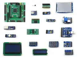 WaveShare EP3C5 EP3C5E144C8N ALTERA Cyclone III FPGA развитию + 19 аксессуары Модули Наборы = openep3c5-c Вышивка Крестом Пакет B