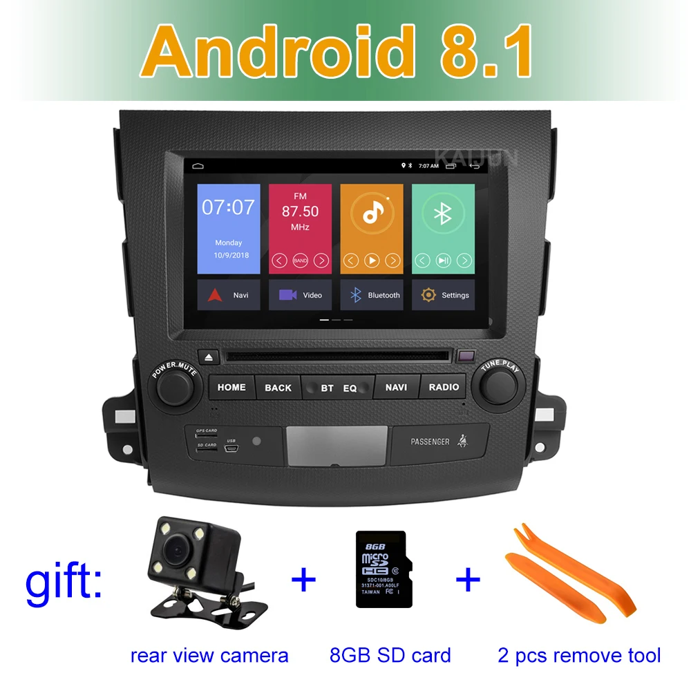 

Android 8.1 Car DVD Player GPS for Mitsubishi Outlander 2007-2012 with wifi BT Stereo Radio