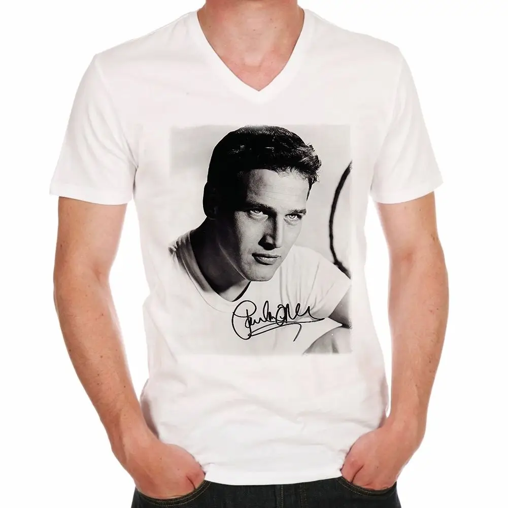 

Paul Newman H Tshirt Herren T-shirt Men'S High Quality Custom Printed Tops Hipster Tees T-Shirts 2018 Brand Clothes Slim Fit