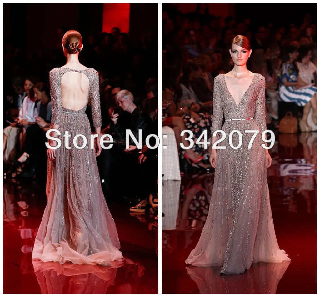 Elie Saab Silver Dresses