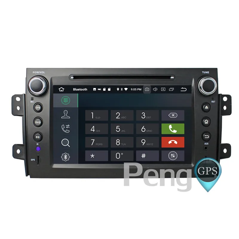 Sale 2 Din Android 8.0 Car CD DVD Player 8Core GPS Navigation for Suzuki SX4 2006-2013 Stereo 1080P HD Screen Autoradio 5