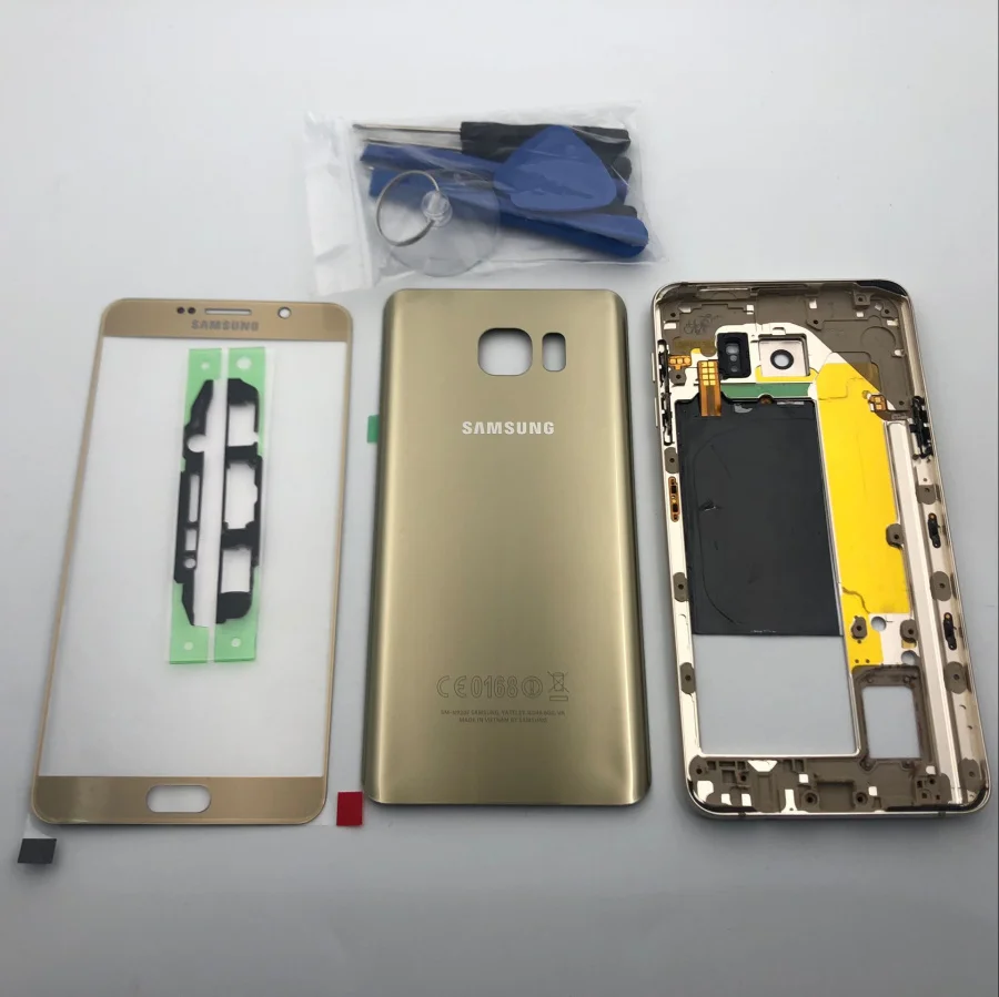 Чехол накладка для Samsung Galaxy Note 5 N920 N9200 с двумя картами|Корпусы и рамки мобильных