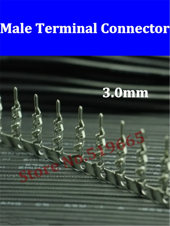 

Free Shipping 100pcs ATX / EPS Molex Male Crimp Terminals 43031-0001 3.0mm Housing Plastic Shell Connectors Universal