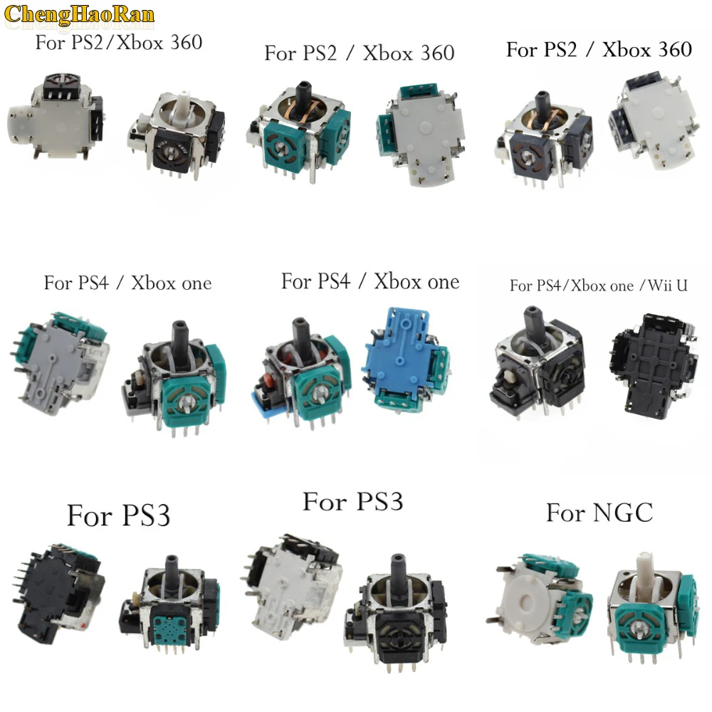 

1x For Sony Dualshock 4 PS4 PRO PS2 PS3 Slim Controller 3pin 3D Rocker Joystick Axis Analog Sensor Repair Parts For Xbox One 360