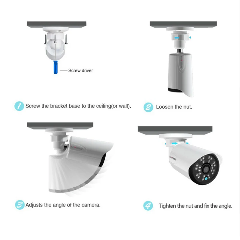 H. VIEW 720P наружная камера высокого разрешения ИК s PAL 1MP видео CCTV мини AHD s|Камеры
