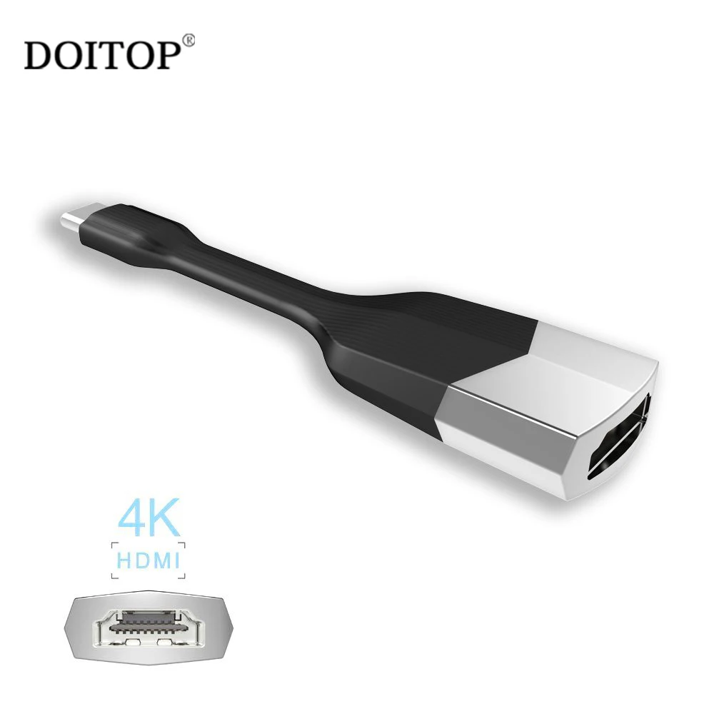 

DOITOP TYPE C TO HDMI Cable Zinc Alloy 4K HDTV Type-C To HDMI Cable For Macbook 2015 2016 Huawei Mate 10 DELL XP S13 LG G5 G6 A3