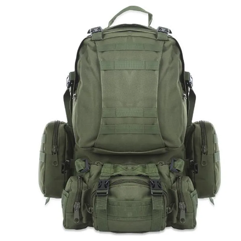 50L Military Tactical Backpack Large Capacity Hiking Camping Camouflage Backpack Outdoor Climbing Bag Travel Backpack