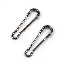 100 UNIDS 14mm Tamaño Quick Kwik Clips de Color Negro Mate Extremo Terminal de Pesca de La Carpa Tackle accesorios de pesca Hawaii pin plataformas