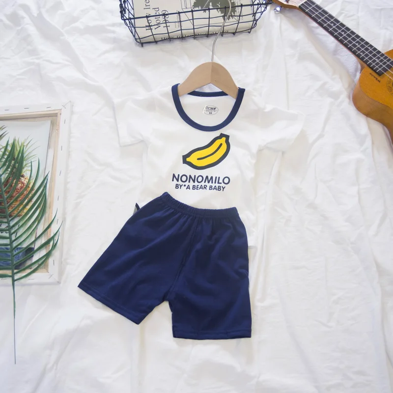 

Baby Summer Sets Suits T-shirts and Short Pant 100% Cotton Comfortable for Boys and Girls Infant Clothing Sets Cartoon Clothes