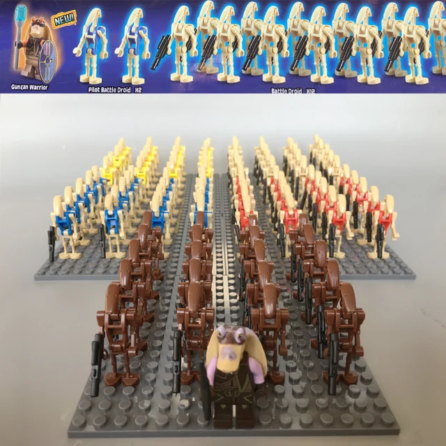Brand New 21pcslot Star Wars Battle Droid Clone Wars Guns