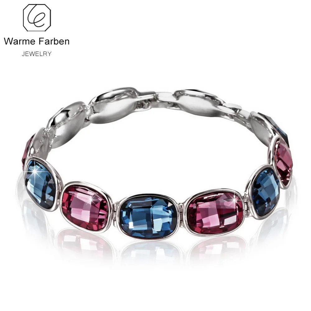 

WARME FARBEN Crystal from Swarovski Women Bracelets for Women Luxury Adjustable Bracelet Fashion Jewelry Gifts Pulseira Feminina