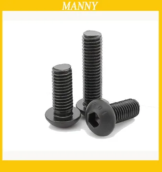 

500pcs M3 M4 Metal Decorative Screws Bolts Black Hex Socket Head Hexagon Screw Fasteners Hardware Accessories