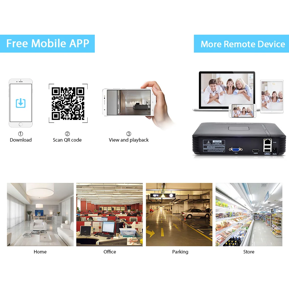 KERUI Простая установка plug & play 2 4G wifi камера 720 P IP система 8CH 1080 NVR P2P CCTV безопасности